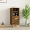 Image de Buffet Chêne Fumé 34,5x34x90 Cm Bois D'ingénierie Vidaxl