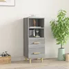 Image de Buffet Sonoma Gris 34,5x34x90 Cm Bois D'ingénierie Vidaxl