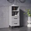 Image de Buffet Sonoma Gris 34,5x34x90 Cm Bois D'ingénierie Vidaxl