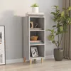 Image de Buffet Sonoma Gris 34,5x32,5x90 Cm Bois D'ingénierie Vidaxl