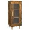 Image de Buffet Chêne Fumé 34,5x34x90 Cm Bois D'ingénierie Vidaxl