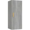 Image de Armoire Murale Sonoma Gris 34,5x34x90 Cm Bois D'ingénierie Vidaxl