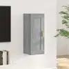 Image de Armoire Murale Sonoma Gris 35x34x90 Cm Bois D'ingénierie Vidaxl