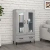 Image de Buffet - VIDAXL - Sonoma - Bois dingénierie - 2 portes - 1 tiroir - Gris