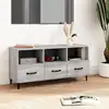 Image de Meuble Tv Sonoma Gris 102x35x50 Cm Bois D'ingénierie Vidaxl