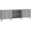 Image de Vidaxl meuble tv sonoma gris 150x30x50 cm bois d'ingénierie