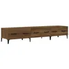 Image de Meuble Tv Chêne Marron 150x34,5x30 Cm Bois D'ingénierie Vidaxl