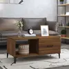 Image de Table Basse Chêne Marron 90x50x40 Cm Bois D'ingénierie Vidaxl