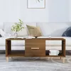 Image de vidaXL Table basse Chêne marron 102x50x40 cm Bois dingénierie 817527