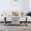 Image de Table Basse Sonoma Gris 102x50x40 Cm Bois D'ingénierie Vidaxl