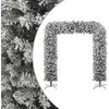 Image de Arche De Sapin De Noël À Flocons De Neige 240 Cm Vidaxl