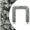 Image de vidaXL Arche de sapin de Noël à flocons de neige 240 cm 345091