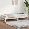 Image de Lit Coulissant Sans Matelas Blanc 2x(90x190) Cm Vidaxl