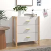 Image de Buffet Blanc 62x38x70 Cm Bois D'ingénierie Vidaxl