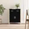 Image de vidaXL Buffet Noir 62x38x75 cm Bois dingénierie 345676
