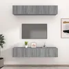 Image de Meubles Tv 4 Pcs Sonoma Gris 80x30x30 Cm Bois D'ingénierie Vidaxl