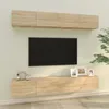 Image de vidaXL Meubles TV muraux 4 pcs Chêne sonoma 100x30x30 cm 3114192