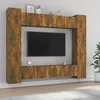 Image de Ensemble De Meubles Tv 8 Pcs Chêne Fumé Bois D'ingénierie Vidaxl