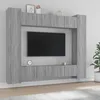 Image de Ensemble De Meubles Tv 8 Pcs Sonoma Gris Bois D'ingénierie Vidaxl
