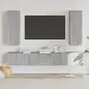 Image de Ensemble De Meubles Tv 5 Pcs Sonoma Gris Bois D'ingénierie Vidaxl