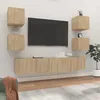 Image de Ensemble De Meubles Tv 6 Pcs Chêne Sonoma Bois D'ingénierie Vidaxl