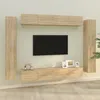 Image de Ensemble De Meubles Tv 8 Pcs Chêne Sonoma Bois D'ingénierie Vidaxl