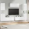 Image de vidaXL Ensemble de meubles TV 7 pcs Blanc Bois dingénierie 3114302