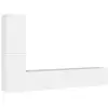 Image de Vidaxl ensemble de meubles tv 4 pcs blanc bois d'ingénierie