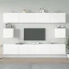 Image de Ensemble De Meubles Tv 6 Pcs Blanc Bois D'ingénierie Vidaxl