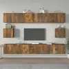 Image de Ensemble De Meubles Tv 6 Pcs Chêne Fumé Bois D'ingénierie Vidaxl