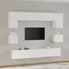 Image de Ensemble De Meubles Tv 8 Pcs Blanc Bois D'ingénierie Vidaxl