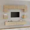 Image de Ensemble De Meubles Tv 8 Pcs Chêne Sonoma Bois D'ingénierie Vidaxl