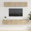 Image de Ensemble De Meubles Tv 5 Pcs Chêne Sonoma Bois D'ingénierie Vidaxl