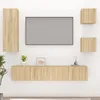 Image de Ensemble De Meubles Tv 5 Pcs Chêne Sonoma Bois D'ingénierie Vidaxl