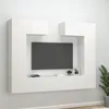 Image de Ensemble De Meubles Tv 6 Pcs Blanc Bois D'ingénierie Vidaxl