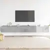 Image de Ensemble De Meubles Tv 3 Pcs Gris Béton Bois D'ingénierie Vidaxl