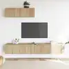 Image de Ensemble De Meubles Tv 3 Pcs Chêne Sonoma Bois D'ingénierie Vidaxl