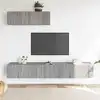Image de Ensemble De Meubles Tv 3 Pcs Sonoma Gris Bois D'ingénierie Vidaxl