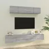 Image de vidaXL Ensemble de meubles TV 4 pcs Sonoma gris Bois dingénierie 3114532