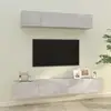 Image de Ensemble De Meubles Tv 4 Pcs Gris Béton Bois D'ingénierie Vidaxl