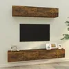 Image de Ensemble De Meubles Tv 4 Pcs Chêne Fumé Bois D'ingénierie Vidaxl