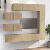 Image de Ensemble De Meubles Tv 7 Pcs Chêne Sonoma Bois D'ingénierie Vidaxl