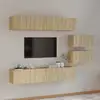 Image de Ensemble De Meubles Tv 6 Pcs Chêne Sonoma Bois D'ingénierie Vidaxl