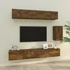 Image de Ensemble De Meubles Tv 6 Pcs Chêne Fumé Bois D'ingénierie Vidaxl