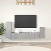 Image de Ensemble De Meubles Tv 4 Pcs Sonoma Gris Bois D'ingénierie Vidaxl