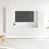 Image de Ensemble De Meubles Tv 4 Pcs Blanc Bois D'ingénierie Vidaxl