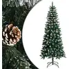 Image de Sapin De Noël Artificiel Avec Support Vert 180 Cm Pvc Vidaxl