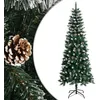 Image de Sapin De Noël Artificiel Avec Support Vert 210 Cm Pvc Vidaxl