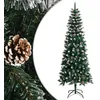 Image de Sapin De Noël Artificiel Avec Support Vert 240 Cm Pvc Vidaxl