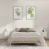 Image de Tête De Lit Avec Armoires Blanc Bois D'ingénierie Vidaxl